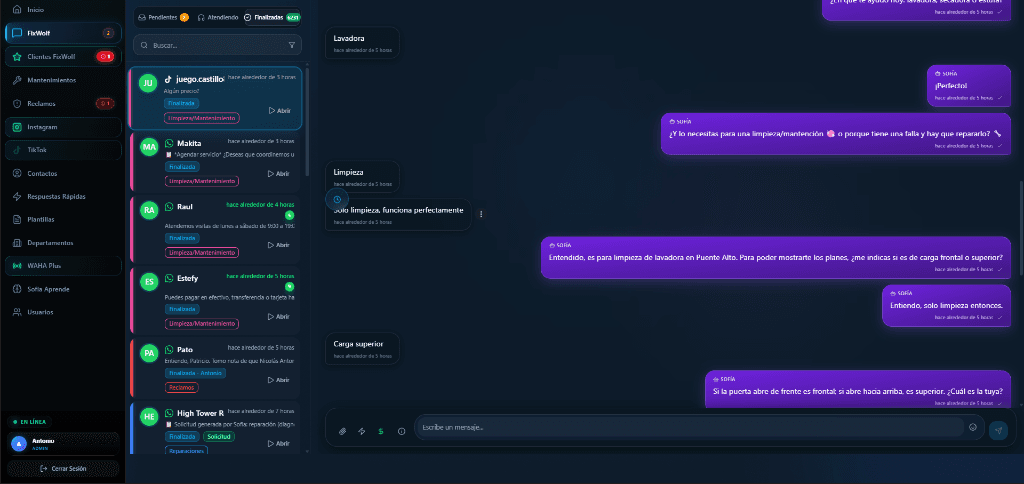Sitio web de Ideva